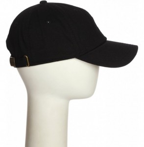 Baseball Caps Custom Hat A to Z Initial Letters Classic Baseball Cap- Black Hat White Black - Letter H - CY18NDNQY3O