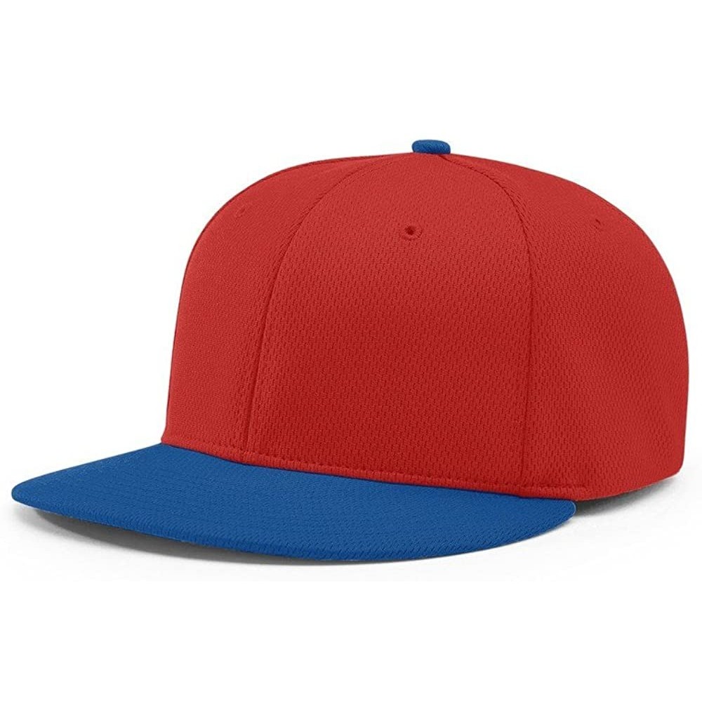 Baseball Caps PTS40 DRYVE R-Flex FIT PTS 40 Baseball HAT Ball Cap - Red/Royal - CO187ALKHMK
