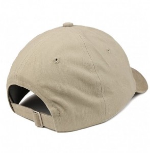 Baseball Caps Palm Tree Embroidered Soft Low Profile Adjustable Cotton Cap - Khaki - CM185HOH9MR