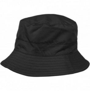 Rain Hats Adjustable Waterproof Bucket Rain Hat in Nylon- Easy to fold CL3056 - Cl3056black - CR18IRW2U58