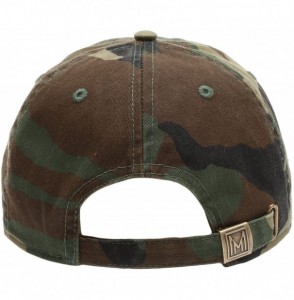 Baseball Caps Tactical Operator USA Flag Cotton Low Profile Baseball Cap with Adjustable Strap - Woodland - CH18EE7LNMT