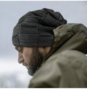 Skullies & Beanies Winter Beanie Hats for Men Women- Warm Knit Hats Skull Cap Neck Warmer - Navy - CY18KEG8E0M