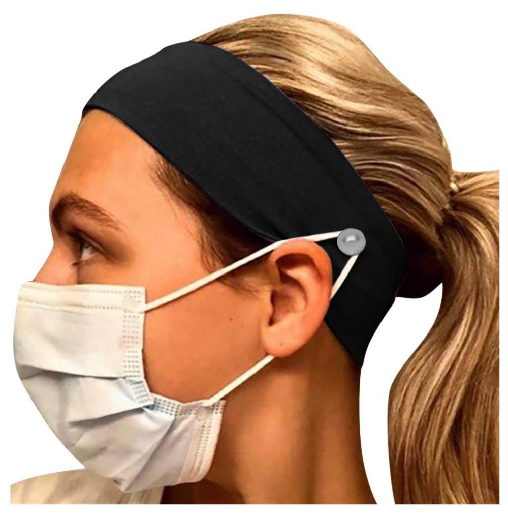 Headbands Headband Protection Protect Multifunctional Friends - Black - CA197YE4AZK