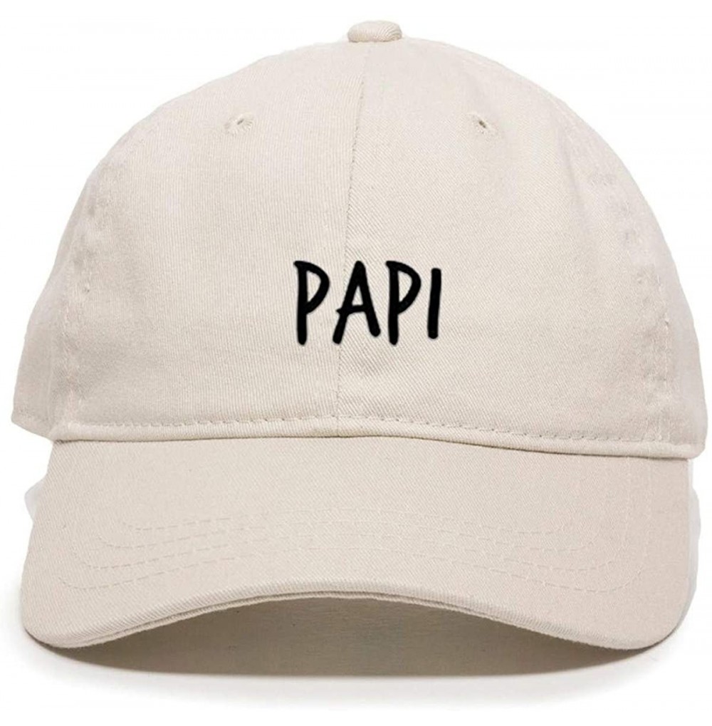Baseball Caps Papi Daddy Baseball Cap- Embroidered Dad Hat- Unstructured Six Panel- Adjustable Strap (Multiple Colors) - Putt...