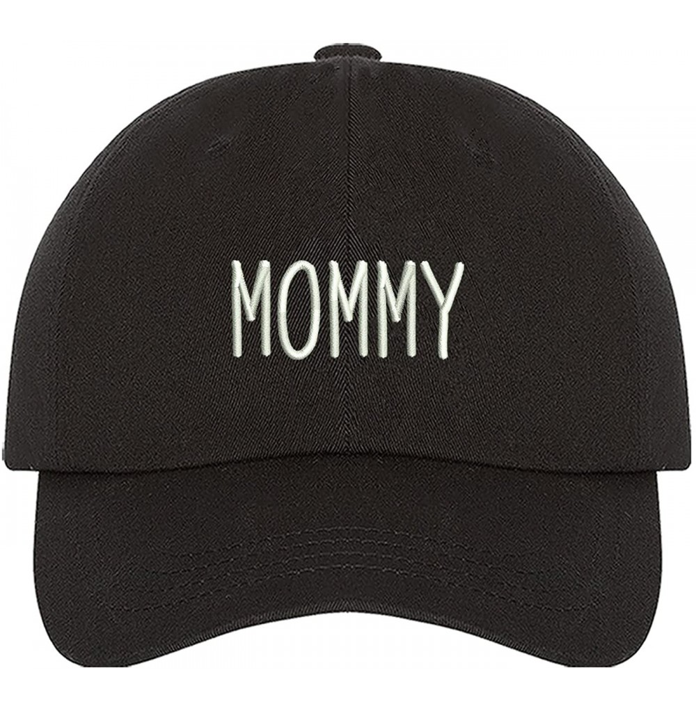 Baseball Caps Mommy Dad Hat - Black (Mommy Dad Hat) - CZ18EYGH6YM