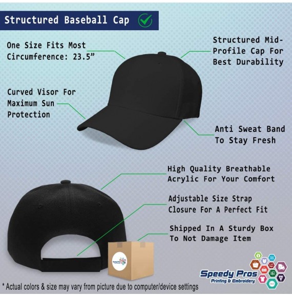 Baseball Caps Custom Baseball Cap Fantastic Animal Unicorn Embroidery Dad Hats for Men & Women - Black - CH18SDKKX5D
