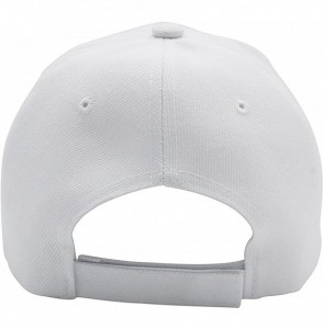 Baseball Caps Awareness Hat - Unisex Adjustable Cap - White - CO18HCM4I0M