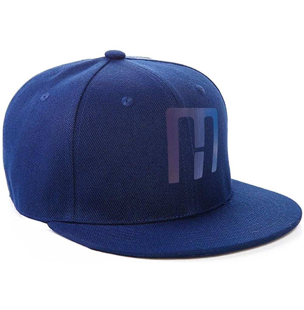 Baseball Caps Embroidered Logo Baseball Cap - Classic Adjustable Hat Men Women Unisex Ball Cap 6 Panels - Blue - CX18AKADMU9