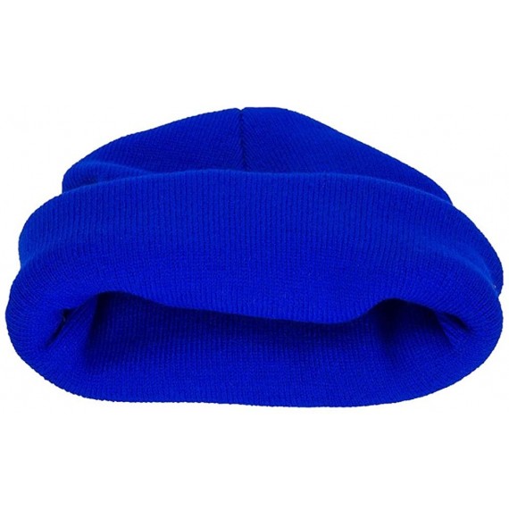 Skullies & Beanies Ultra Bright LED Unisex Lighted Beanie Cap/Winter Warm hat （USB charging） - Blue - C4186W643IG