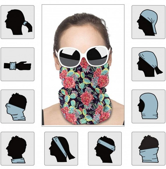 Balaclavas Personalized Face Covering Balaclava-Headband Neck Gaiter- Seamless Face Cover Bandanas for Woman - Style 06 - CR1...
