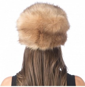 Bomber Hats Women Men Winter Fur Cossack Cap Thick Russian Hat Warm Soft Earmuff - H1-camel - CT18HXICZIO