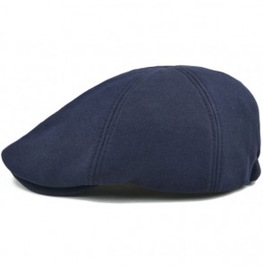 Newsboy Caps Men's Cotton Flat Ivy Gatsby Newsboy Driving Hat Cap - Style3-navy - CY18G6E7749