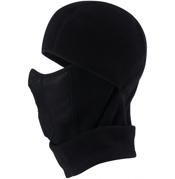Balaclavas Balaclave Fleece Windproof Ski Mask Face Mask Tactical Hood Neck Warmer - Black Balaclava-windproof Polar Fleece -...