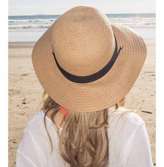 Sun Hats Amber Hiking Hat Women with Chin Strap Tan Large Head Hat for Women Packable - C312EGTQJNT