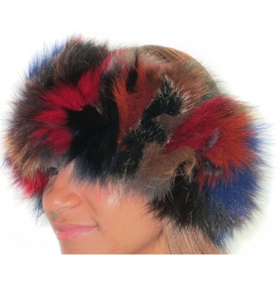 Cold Weather Headbands Fox Elastic Headband & Neck Warmer - Multicolor - C911KDCOWHJ