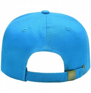 Baseball Caps Custom Baseball Hat-Snapback.Design Your Own Adjustable Metal Strap Dad Cap Visors - Sky Blue - CW18KRGW8DH