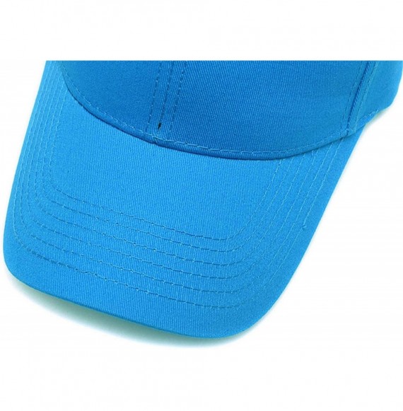 Baseball Caps Custom Baseball Hat-Snapback.Design Your Own Adjustable Metal Strap Dad Cap Visors - Sky Blue - CW18KRGW8DH