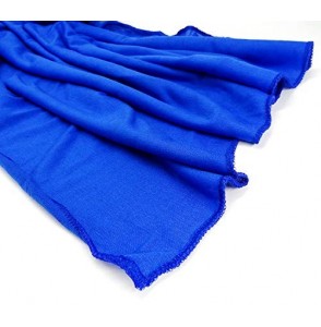 Headbands Women' Soft Stretch Headband Long Head Wrap Scarf Turban Tie (Royal Blue) - Royal Blue - CK18EWWOROM