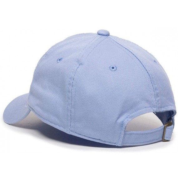 Baseball Caps Crying Cat Baseball Cap Embroidered Cotton Adjustable Dad Hat - Light Blue - CI18AEIE02Y