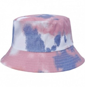 Bucket Hats Women Fashion Cotton Packable Travel Bucket Hat Sun Hat Fishmen Cap - Dip Pink - CB198XZK304