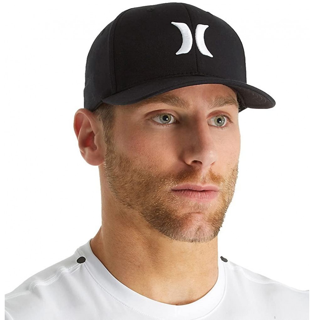 Baseball Caps Men's One and Only Black White Hat Flex Fit - Black & White - CO12MWYG6RI