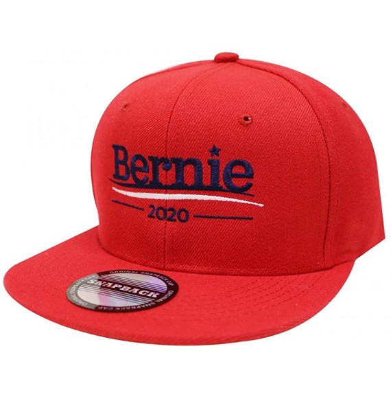 Baseball Caps Bernie 2020 Snapback Cap Red - CU12F79QBCV