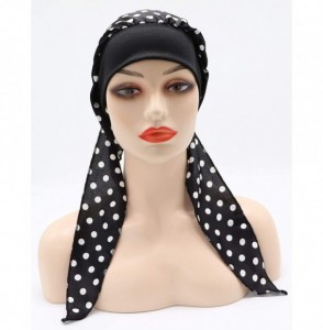 Skullies & Beanies Chemo Cancer Head Scarf Hat Cap Tie Dye Pre-Tied Hair Cover Headscarf Wrap Turban Headwear - CU198N7Q3CQ