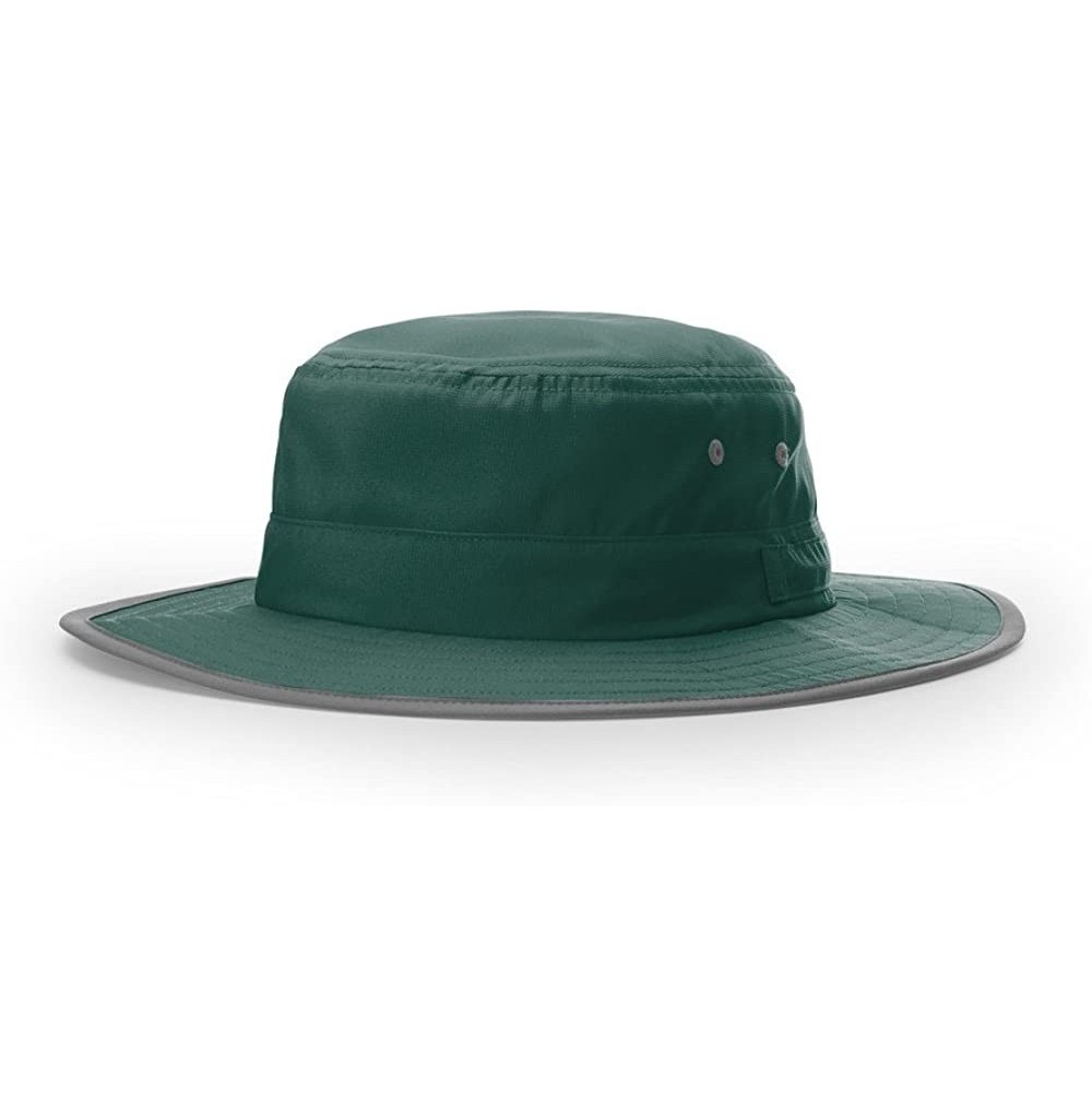 Sun Hats Wide Brim Boonie Fishing Hunting Cap Bucket Sun HAT - Dark Green - C218743Q0TQ