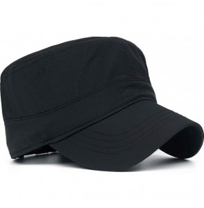 Skullies & Beanies Men Women Outdoor Sport Quick Dry Cadet Army Cap Adjustable Waterproof Military Hat Flat Top Baseball Sun ...