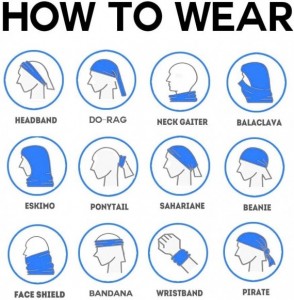 Balaclavas Face Scarf Casual Balaclava Headwear Stretchable Bandanna Headbands Wind/Sun/UV Protection - Pl180265 - C118WHSS002