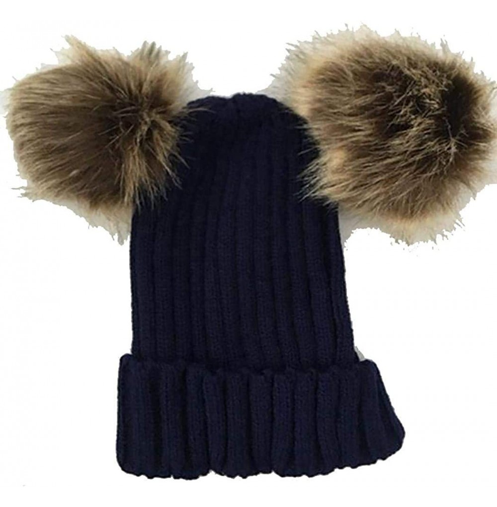 Skullies & Beanies Parent-Child Hat Winter Warmer- Baby Hat/Women Hat- Mother & Baby Knit Hat Beanie Winter Warm Crochet Cap ...
