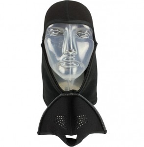 Balaclavas MagneMask Combo Thick N Thin Face Mask with Magnetic Seams - FACE PROTECTION IN A SNAP! - Black - CH11VLJH0C7