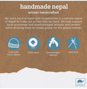 Skullies & Beanies Nepal Men's Kanan Hand Knit Wool Fleece Lined Beanie - Black - CA18IGK62UD