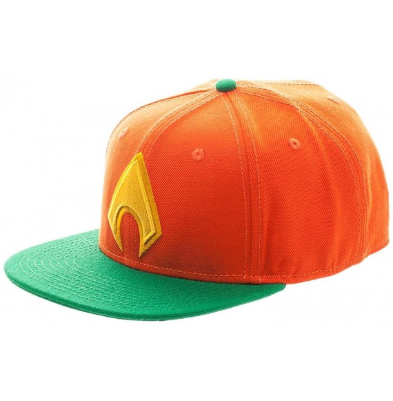 Baseball Caps Aquaman Logo Snap Back Hat Standard Black - CM18EHI6KYW