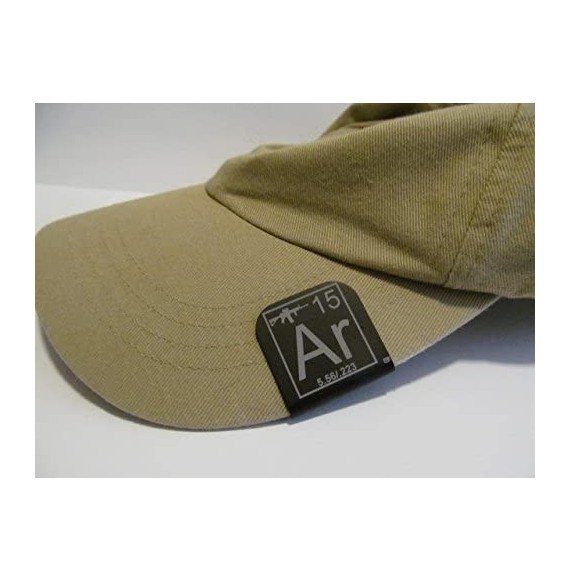 Baseball Caps AR-15 Periodic Table of Elements Tile Laser Etched Hat Clip Brim-it Black - CY128J45VE5