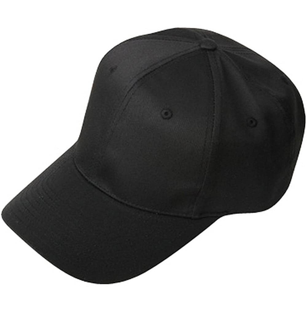 Baseball Caps Profile Twill Caps - Black - CP111C6IGYP