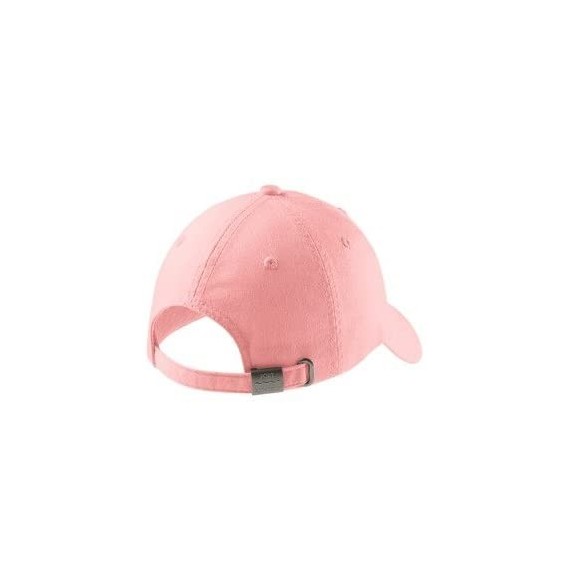 Baseball Caps Breast Cancer Awareness Embroidered Ribbon Ladies Cotton Twill Hat - Light Pink - CC115A9B9U7