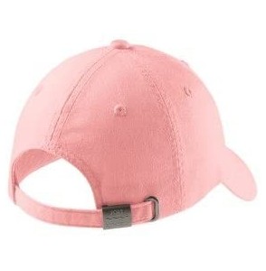 Baseball Caps Breast Cancer Awareness Embroidered Ribbon Ladies Cotton Twill Hat - Light Pink - CC115A9B9U7