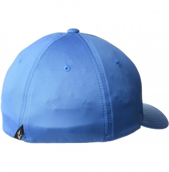 Baseball Caps Men's Logo Flexfit Tech Hat- Cuvred Bill Structured Crown - Ageless Sonic Tech Hat Blue/Black - CZ18HESA58T