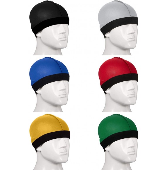 Skullies & Beanies 6 Pieces Elastic Band Silky Wave Caps for Men Silk Material for 360 540 and 720 Waves - Color 3 - CR18W9ISZ2R