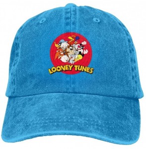 Baseball Caps Looney Tunes Denim Hat Adjustable Unisex Classic Baseball - Royalblue - C118DW8Y4EE