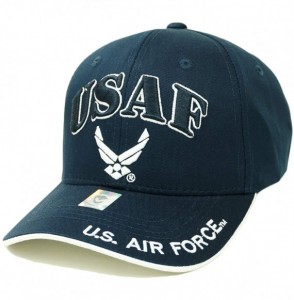 Baseball Caps U.S. Air Force Official Licensed Military Hats USAF Wings Veteran Retired Baseball Cap - Navy- Usaf - CE18LRL97OL