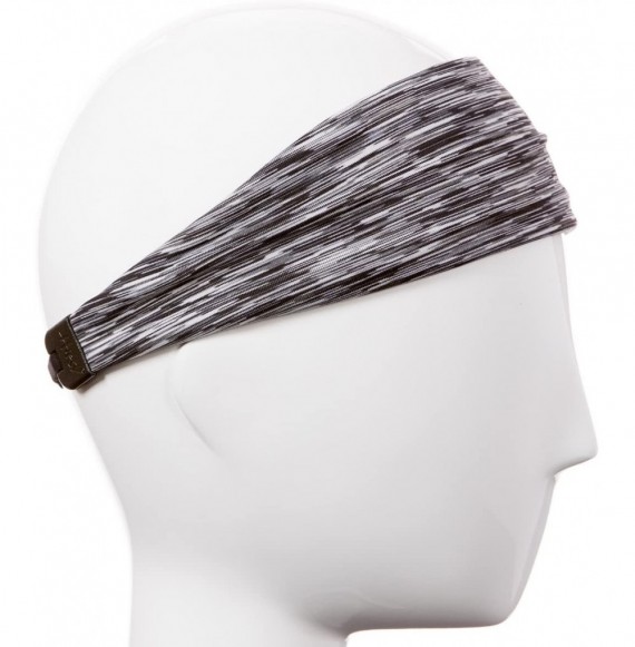 Headbands Xflex Space Dye Adjustable & Stretchy Wide Basketball Headbands for Men - Heavyweight Space Dye Grey - CA17Y08MK9U
