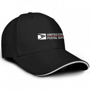 Baseball Caps Men Women Postal Hat United States Service Eagle Adjustable Cap Dad Trucker Hat Cap - Black-3 - C11973HML7R