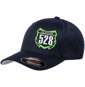 Baseball Caps Custom Personalized Motocross Number Plate Flexfit Hat - Lime - CP18566HRUG