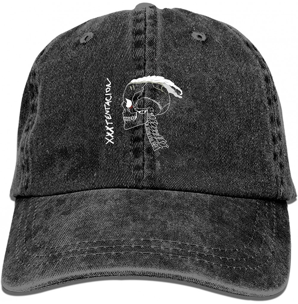 Baseball Caps Baseball Cap-Xxxtentacion Skull Cowboy Hats for Mens Women Dad- Golf Trucker Black Sports Baseball Caps - C018N...