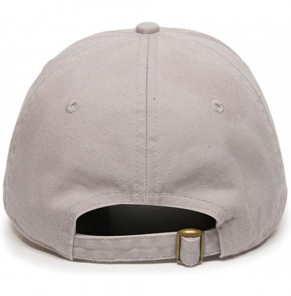 Baseball Caps Balance Dad Baseball Cap Embroidered Cotton Adjustable Dad Hat - Light Grey - CN18Z9X03MG