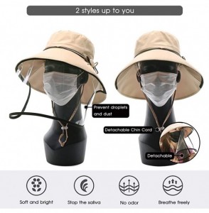 Skullies & Beanies Womens Collapsible Bucket Hat Sun Protection Summer UPF 50 String Golf Garden Hiking 56-59cm - 69046-khaki...
