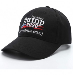Baseball Caps Make America Great Again Hat with Trump Wristband Donald Trump Hat 2020 USA Cap Keep America Great - Black-b - ...