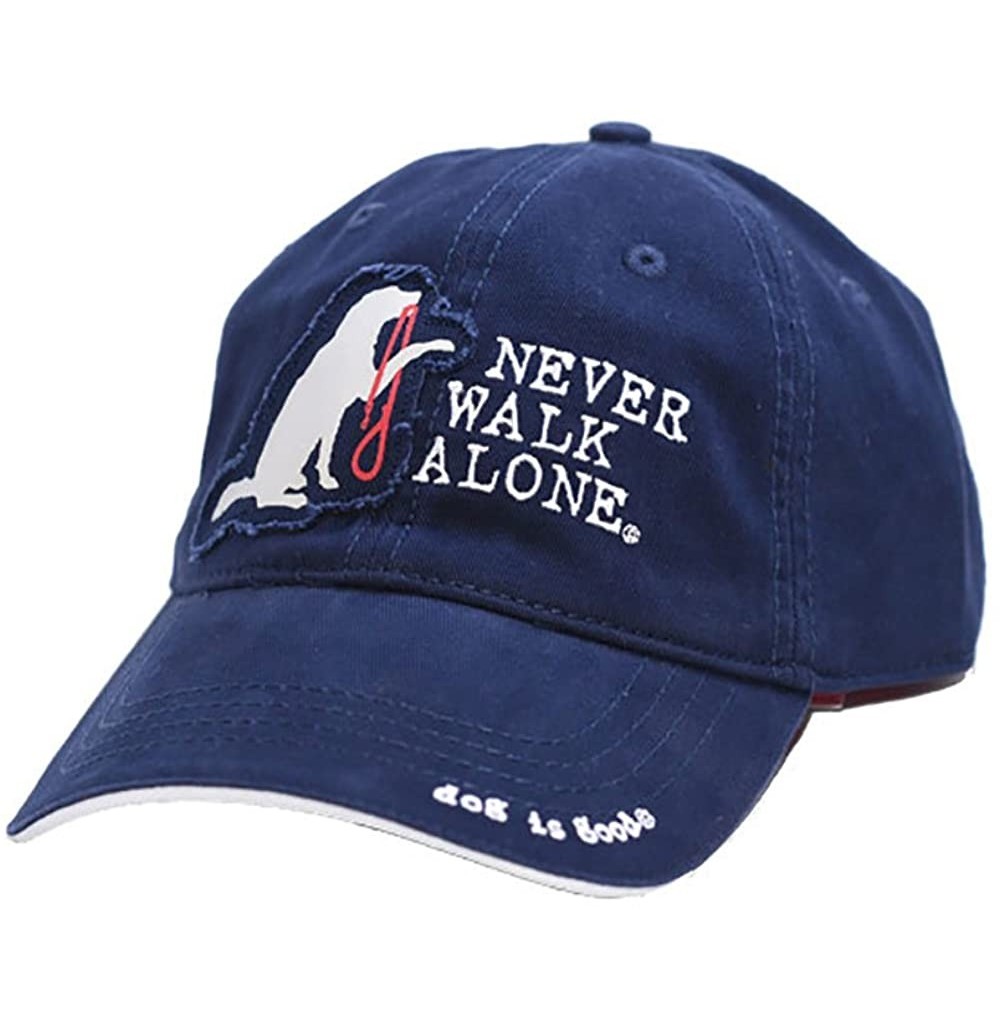 Baseball Caps Signature Hats - Great Gift for Dog Lovers - Never Walk Alone - CV12NUMHMYA